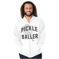 thumbnail image 4 of Cute Cool Pickle Baller Sports Fan Zip Up Hoodie Men's Women's Brisco Brands S, 4 of 6