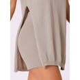 thumbnail image 5 of DARING DIVA Tank Top Lounge Set Sleeveless Stretchy Knit 2 Piece Outfits L Khaki, 5 of 6