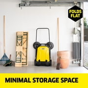 Karcher S 4 Twin, Push Sweeper, 5.25 Gallon, Outdoor Walk-Behind Street Sweeper