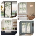 thumbnail image 7 of Sage Green Eucalyptus Window Privacy Film, Farmhouse Weeping Leaves Linen Static Cling UV Sun Blocking Heat Control Window Tint Day and Night, Non-Adhesive One Way Windows Privacy Cover 29.5''x78.7'', 7 of 7