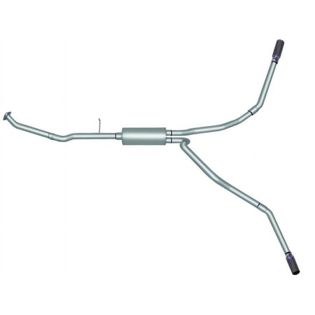 Cat-Back Dual Extreme Exhaust System, Aluminized Fits select: 1999-2001 CHEVROLET SILVERADO, 1999-2000 GMC NEW SIERRA
