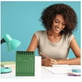 thumbnail image 6 of Mini Desk Calendar 2026 - Small Monthly Calendar with Thick Paper, Stickers for Home/Office - (Green), 6 of 8