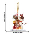 thumbnail image 2 of Navidad De Madera Etiqueta Colgante Patrón Permanente Personalizado Decoración Familiar Adornos De Navidad Decoración Colgante Regalo Noticed HA040434-01, 2 of 6