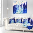 thumbnail image 3 of Designart Blue Life - Abstract Throw Pillow - 18x18, 3 of 5