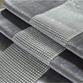 thumbnail image 2 of Camino de mesa gris de 32 x 180 cm con purpurina y diseño de diamantes plateados para mesa de cocina, mesa de café, tocador y decoración de vitrinas de vinos (180 cm, gris), 2 of 4