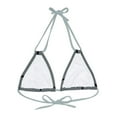 thumbnail image 2 of Effete Feline Claw Marks Scratch Strappy Triangle Bikini Top (AOP), 2 of 4