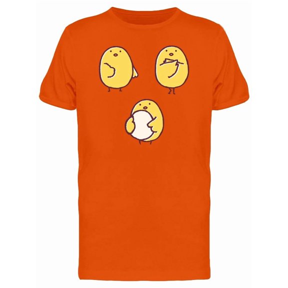 Cute Funny Chicken And Egg Tee Men's -Image by Shutterstock