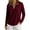 Wine, variant on yeiolnoer Tops for Women Loose Fit Long Sleeve Casual Shirts Quarter Zip Lapel T Shirt for Athletic Workout(White,X-Large)