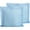 Sky Blue, variant on Flxxie 2 Pack Microfiber Euro Pillow Shams, Ultra Soft European Throw Pillow Covers, Decorative Square Pillow Cases, 26" x 26", Royal Blue