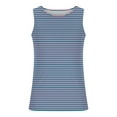 thumbnail image 4 of S-6X Stripe Tank Tops for Men Big & Tall Sleeveless Muscle Shirts Plus Size Boys Casual Pullover Crewneck Athletic Running Vest Undershirts, 4 of 4