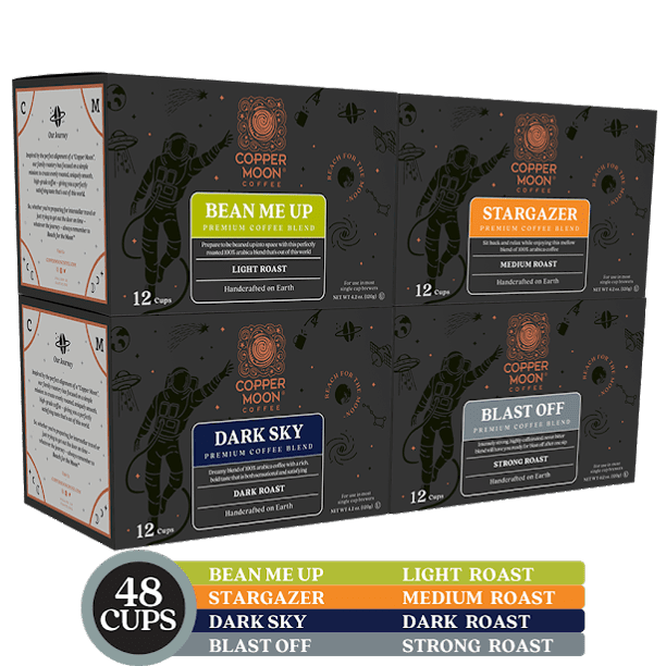 Copper Moon Coffee World Discovery Pack KCup Coffee Pods, 48 ct