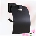 thumbnail image 4 of OUNONA Paper Storage Rack Negro Para De Aluminio Con Soporte De Papel Y Sofisticado, 4 of 8