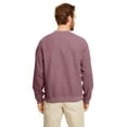 thumbnail image 2 of Gildan Mens Heavy Blend Crewneck Sweatshirt, L, Heather Sport Dark Maroon, 2 of 3