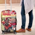 thumbnail image 4 of Be My Valentine's Scottish Terrier Truck Full of Love Flower Balloon Travel Luggage Cover Scottie Dog Lover Gifts Suitcase Dust Protective Decor - 02029, 4 of 5