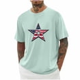 thumbnail image 1 of Tops para hombre, blusas y camisas de cuello redondo y manga corta para hombre, blusas casuales de moda con cuello redondo y manga corta para hombre, blusas de poliéster para hombre, 1 of 4