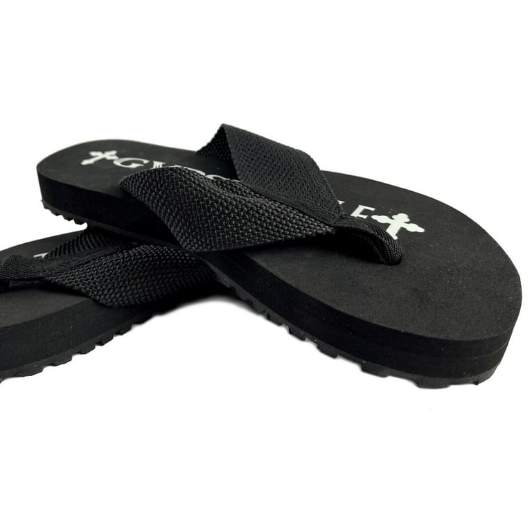 Gypsy Soule Traction Outsole Flip Flops 1in Comfort Heel Thong