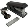 Compact Stapler Set, Black and Grey