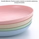 thumbnail image 4 of Inteprter Platos de plástico de 4 Uds., de postre de escritorio de Color puro, bandeja de cena de salsa de postre de fruta moderna ligera Mostrada 4 piezas/20 cm/caja de paquete Inteprter HA066472-01, 4 of 6