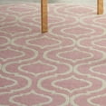 thumbnail image 6 of Nourison Jubilant Modern Moroccan Pink 8' x round Area Rug, (8' Round), 6 of 8