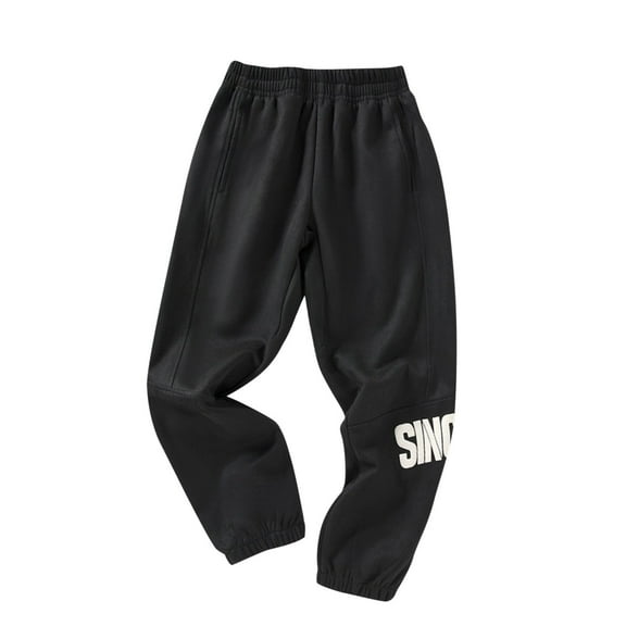 Boy Pants Size 10-12 Boys Workout PantsBoy's Pants New Casual Pants Loose and Handsome Children's Clothing Leg Binding Long Pants