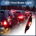 thumbnail image 2 of Luz de freno LED de tercera posición Unique Bargains para Renault Modus 2004-2012, carcasa de plástico impermeable roja, 2 of 7