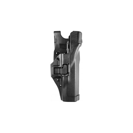 Glock Black Short (BLACKHAWK! Level 3 Duty SERPA Belt Holster, Fits Glock 17/19/22/23/31/32, Right Hand, Matte Finish, Black)