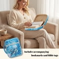 thumbnail image 4 of Yuyamidu Sea Turtle Bible Cover Case for Women Hibiscus Large Quilted Bible Carrying Case with Handles Bibles Study Supplies & Accessories Christian Gifts for Women, Blue, 4 of 8