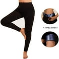 thumbnail image 3 of Sauna Pants for Women Thermo Leggings Sweat Compression High Waist Yoga Pants Hot Training Thermo Sweat Leggings for Womens, 3 of 7