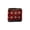 Red, variant on Vintage Jacquard Plain Weave Bohemian Cup Mat Set, Heat Block Fabric Table Pads for Coffee Tea, Non-Slip Drink Coasters for Desk & Dining Table​, Green