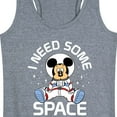 thumbnail image 3 of Mickey & Friends - Mickey I Need Some Space - Women's Racerback Tank Top, 3 of 5