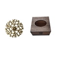 thumbnail image 1 of Escultura Rústica De Hierro Para Pared Con Soporte Para Caja De Pañuelos De Madera, Placa Decorativa 3D Y Organizador Para Oficina, Sala De Estar, Baño Y Hogar., 1 of 8
