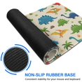 thumbnail image 6 of Long Mouse Pads for Desk,Colorful Dinosaurs Palm Pattern Desk Mats on Top Of Desks, Desk Mouse Pad Extra Large with 3mm Non-Slip Base and Stitched Edge for Gaming,Office,Work,Home 47.3"x23.6", 6 of 6