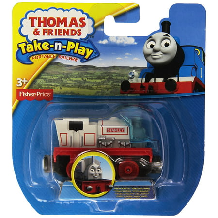 Fisher-Price Thomas The Train Take-N-Play Stanley In Space Train, Sturdy collectible die-cast train engine By FisherPrice Ship from (Thomas Tries His Best Us)
