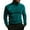 Green, variant on SRZYMJ Gold Velvet Men's Turtleneck Long Sleeve T-Shirt Solid Color Fashion Streetwear Top Comfortable Clothing