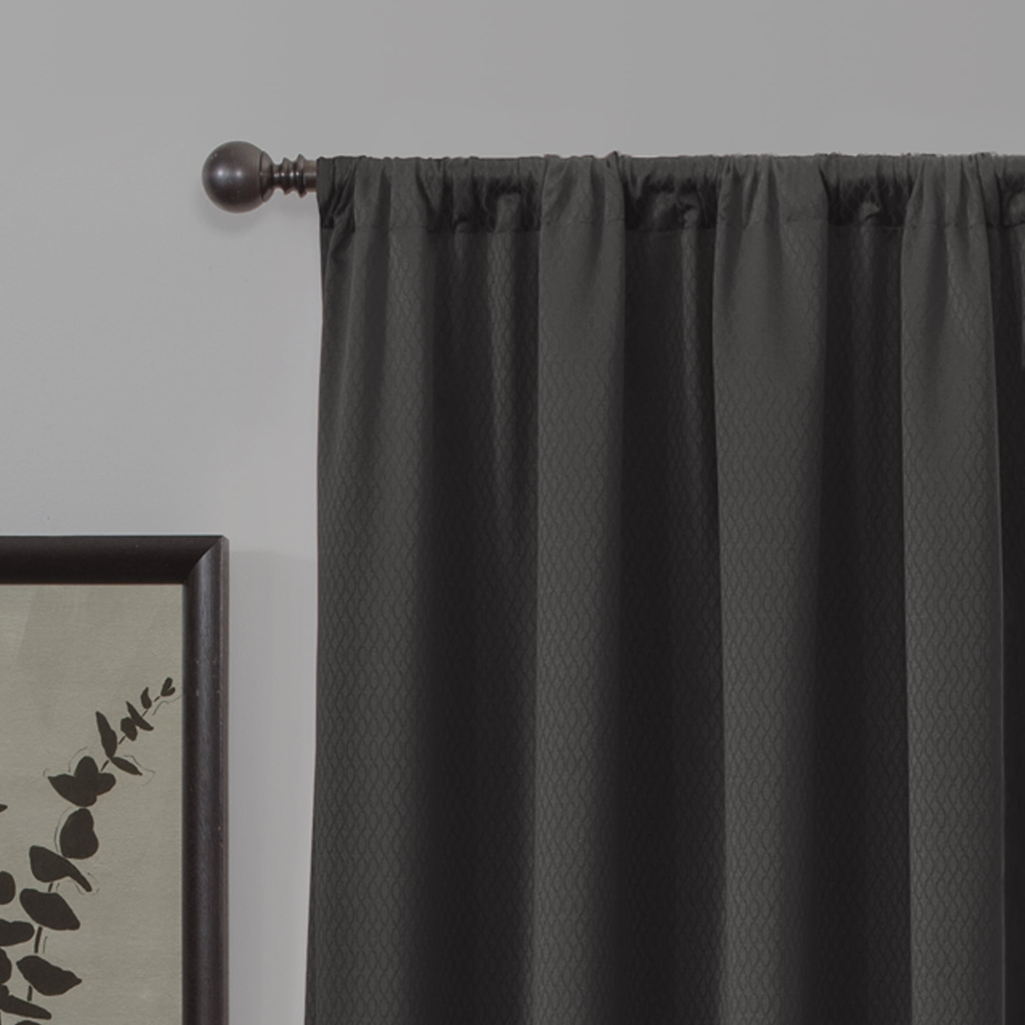 Ultimate Light Blocker Certified 100 Percent Blackout Jamie Smart Curtain Window Curtain Panel