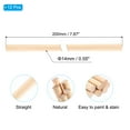 thumbnail image 2 of 5/9x7.87inch Wooden Dowel, 240 Pcs Dowel Rod Wood Dowels Wood Sticks Unfinished Round, 14mm x 200mm, 2 of 6