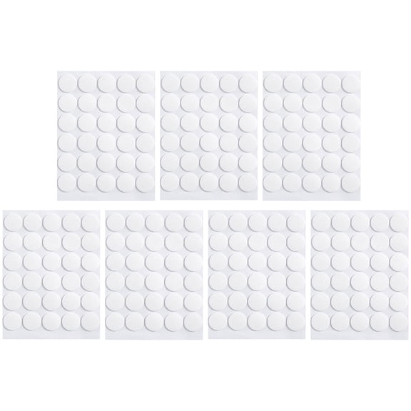 NUOLUX Poster Tape for Walls Removable 7 Sheets 490 Pieces Double Sided Dots for Holiday Decorations