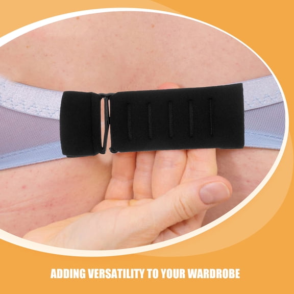 ibasenice 2Pcs Bathing Suit Bra Extender for Women Black Plastic Adjustable for Fitness and Yoga