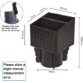 thumbnail image 5 of SHAR Automotive Central Control Container Square Container Command Pocket Car Seat Bag Management Pocket Tank Phone Bottle Coin Key Collector, 5 of 5