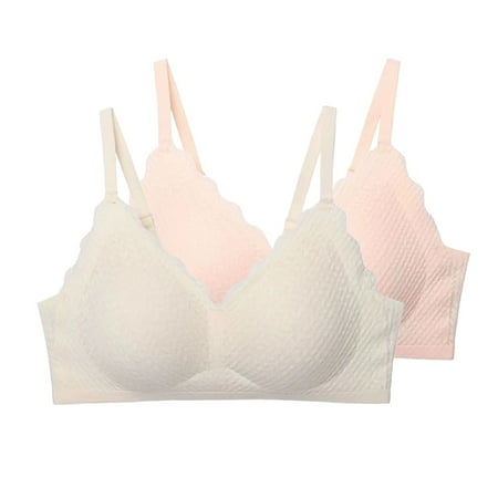 HYSYSB Sports Bras for Women balconette Bras for Women bras for Women seamless Bra high Support Bras for Strap Full Coverage Up Bras No Underwire Wireless Bras bralettes for Women Beige 2XL
