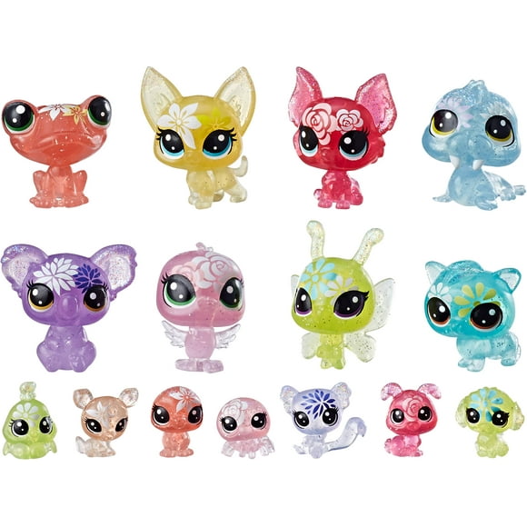 Ramo de flores de Toy Littlest Pet Shop con 16 mascotas