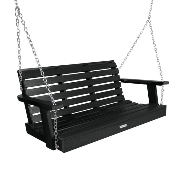 Highwood 4ft Weatherly Porch Swing - Outdoor, Eco-friendly, Synthetic Wood