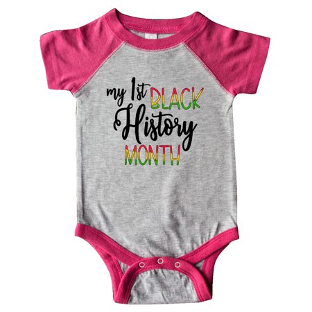 

Inktastic My 1st Black History Month Gift Baby Boy or Baby Girl Bodysuit