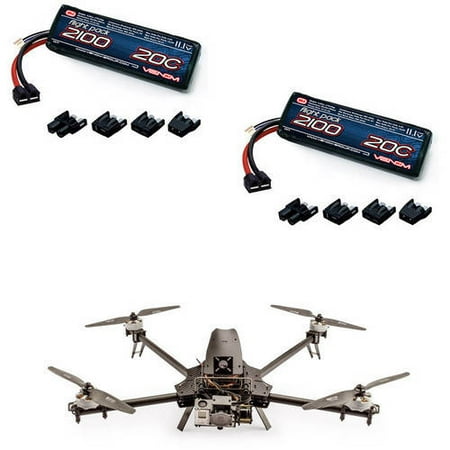 Action Drone ADM Mini Replacement RC Quad Drone LiPo Battery by Venom - 2Pack Action Drone ADM Mini Replacement RC Quad Drone LiPo Battery by Venom - 2Pack