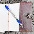 thumbnail image 6 of Handmade Celtic Cross Journal Book Bound Leather Medieval Renaissance, 6 of 10