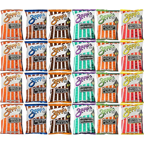 Zapp's Potato Chips Super Variety Pack, 1.5oz Pack of 24 Walmart