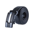 thumbnail image 1 of Cinturón de ratchet sin agujeros con hebilla automática de aleación para hombres INSPIRE CHIC Negro 125cm/37 - 43 1/2 pulgadas, 1 of 5