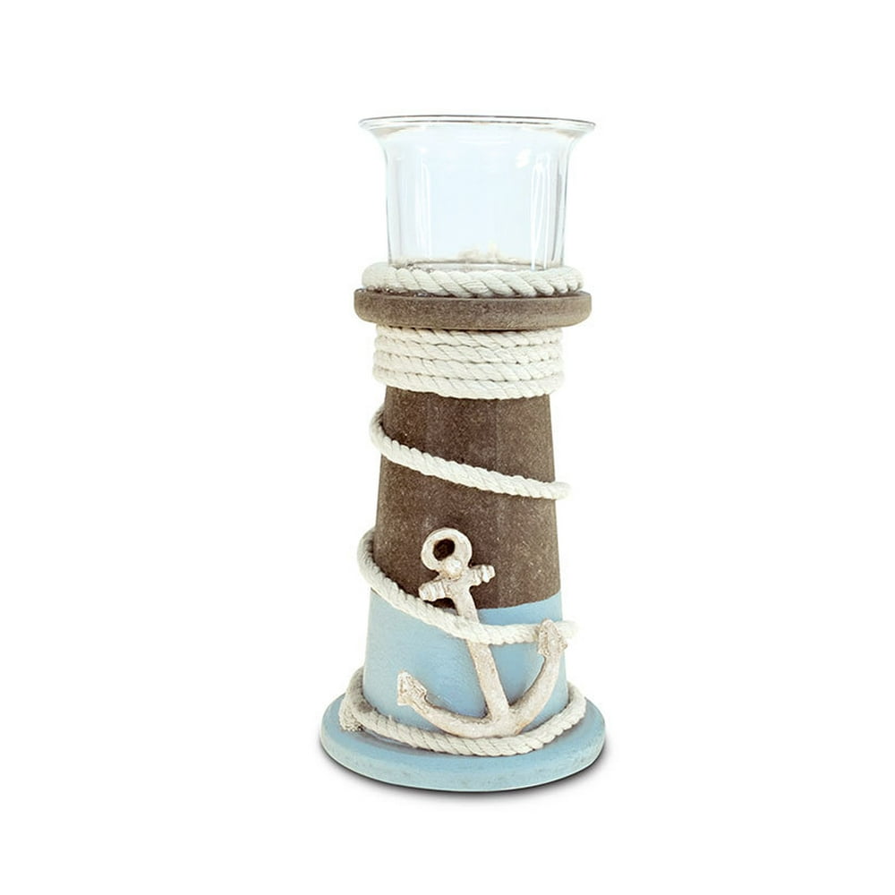 Nautical Décor Evian Small Candle Holder