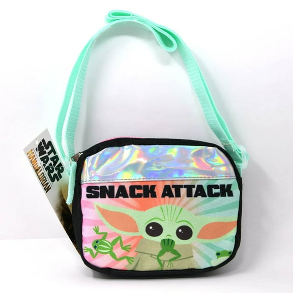 6.5" Star Wars Grogu Zipper Small Crossbody Bag