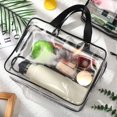 thumbnail image 4 of Set de bolsas de maquillaje Saintrygo de PVC transparente a prueba de agua, 15 unidades, 4 of 7